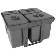 Kôš Triedič odpadu 60 3x15L+1x7L GTV NEW MUL Kôš Triedič odpadu 60 3x15L+1x7L GTV NEW MUL