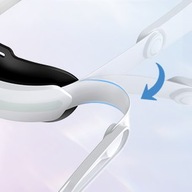 Nastaviteľný remienok na čelenku pre okuliare Oculus Quest 2 VR, biely