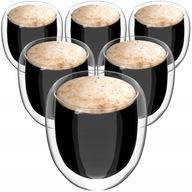 Termopoháre na kávu espresso, dvojité steny, Miowi 6x 80 ml Termopoháre na kávu espresso, dvojité steny, Miowi 6x 80 ml