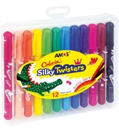 AMOS SILKY TWISTER CST12 otočné pastelky (12 farieb)