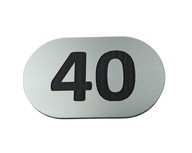 Číslo dvierok 6 x3,6 cm Číslo skrinky Číslo dvierok 6 x3,6 cm Číslo skrinky