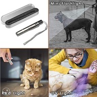 mini UV baterka na hračky pre mačky laser