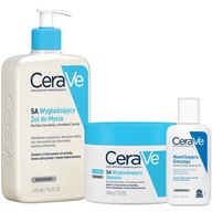CeraVe Smoothing Set SA čistiaci gél 473 ml, balzam na drsnú pokožku 340 g CeraVe Smoothing Set SA čistiaci gél 473 ml, balzam na drsnú pokožku 340 g