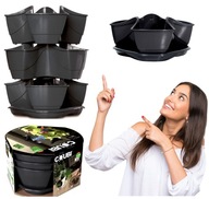Stojaci kvetináč, kaskáda na bylinky, herbár, záhon Stojaci kvetináč, kaskáda na bylinky, herbár, záhon
