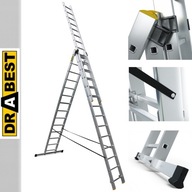 3-dielny hliníkový rebrík DRABEST 3x14Polska