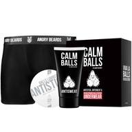 ANGRY BEARDS Set na Calm Balls Masť + Deodorant + Boxerky veľkosť L