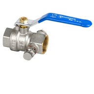 VENTIL GUĽOVÝ VENTIL 1/2" DN 15 S DIAMANTOVÝM ODVZDUŠŇOVAČOM A tlmivkou VENTIL GUĽOVÝ VENTIL 1/2" DN 15 S DIAMANTOVÝM ODVZDUŠŇOVAČOM A tlmivkou