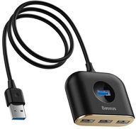 Baseus Square Round 4v1 USB adaptér, HUB