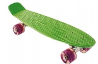 ZELENÝ skateboard pre deti Ihrisko LED kartička