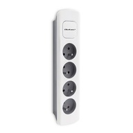 Qoltec Power strip | 4 zásuvky | 1,8 m | biely Qoltec Power strip | 4 zásuvky | 1,8 m | biely