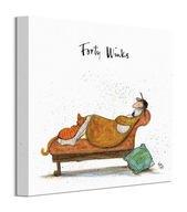 Sam Toft Forty Winks - maľba na plátne 30x30 cm