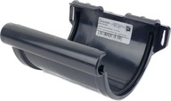 Galeco GRAPHITE PVC spojka pre odkvapy 110mm Galeco GRAPHITE PVC spojka pre odkvapy 110mm