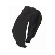 Turban čelenka z čierneho materiálu O228CZ Turban čelenka z čierneho materiálu O228CZ