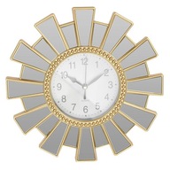 Dekoratívne nástenné hodiny so zrkadlovým rámom GLAMOUR