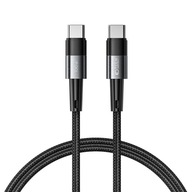 RÝCHLY USB-C TYP-C KÁBEL 5A PRE IPHONE 15 / MACBOOK / LAPTOP - 100CM / 100W RÝCHLY USB-C TYP-C KÁBEL 5A PRE IPHONE 15 / MACBOOK / LAPTOP - 100CM / 100W