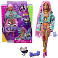 Barbie Extra štýlová módna bábika + doplnky k myši DJi č.10 ZA4934
