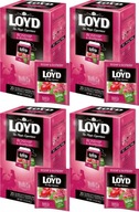 Loyd Horeca Premium čaj v obálkach divoká ruža a malina 20ks x4 Loyd Horeca Premium čaj v obálkach divoká ruža a malina 20ks x4