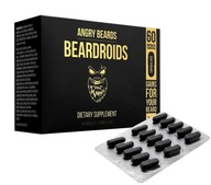 Angry Beards Beardroids Vitamíny na rast fúzov Kapsuly 60 ks.