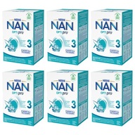 NESTLE NAN OPTIPRO 3 dojčenská výživa 6x650g NESTLE NAN OPTIPRO 3 dojčenská výživa 6x650g