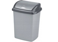 Odpadkový kôš 10l, Curver Grafit výklopný odpadkový kôš Odpadkový kôš 10l, Curver Grafit výklopný odpadkový kôš