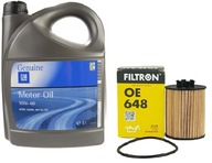 OLEJ 10W40 5L + FILTER MERIVA ASTRA CORSA 1.2 1.4