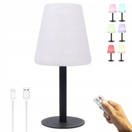 STOLNÁ LAMPA, NOČNÁ LAMPA, BEZDRÔTOVÁ RGB LED STOLNÁ LAMPA + DIAĽK STOLNÁ LAMPA, NOČNÁ LAMPA, BEZDRÔTOVÁ RGB LED STOLNÁ LAMPA + DIAĽK