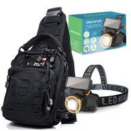 JEDNORAMENÝ BATOH A TAŠKA MILITARY SURVIVAL 2v1 + ČELOVÁ LAMPA JEDNORAMENÝ BATOH A TAŠKA MILITARY SURVIVAL 2v1 + ČELOVÁ LAMPA