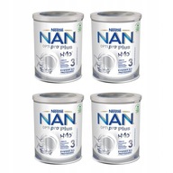 NAN OPTIPRO Plus 3 HMO mlieko, plechovka 1. 4x800g NAN OPTIPRO Plus 3 HMO mlieko, plechovka 1. 4x800g