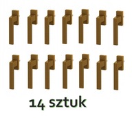Okenná kľučka TALLINN zlatá L-45/45 (14 kusov)