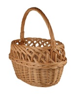 Prútený nákupný košík PICNIC MUSHROOM prelamovaný XL Prútený nákupný košík PICNIC MUSHROOM prelamovaný XL