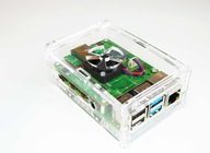 Puzdro pre Raspberry Pi 4B + Pi PoE+ Hot shield