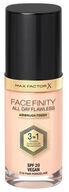 MAX FACTOR FACEFINITY FOUNDATION 3V1 C10 Fair Porcelain Spf 20 Durable MAX FACTOR FACEFINITY FOUNDATION 3V1 C10 Fair Porcelain Spf 20 Durable