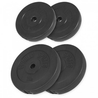 Sada 4 ks vinylových závaží 30 kg - 2x5kg 2x10kg Sada 4 ks vinylových závaží 30 kg - 2x5kg 2x10kg