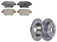 Zadné brzdové kotúče + platničky Toyota COROLLA VERSO II 2 2004-2009 Zadné brzdové kotúče + platničky Toyota COROLLA VERSO II 2 2004-2009