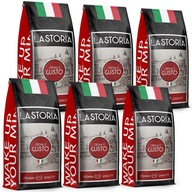 LA STORIA Zrnková káva - CREMA E GUSTO 6x1kg - ČERSTVO PRAŽENÁ - MODRÝ ORCA LA STORIA Zrnková káva - CREMA E GUSTO 6x1kg - ČERSTVO PRAŽENÁ - MODRÝ ORCA