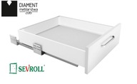 SEVROLLBOX SLIM zásuvka v= 84mm biela-500mm SEVROLLBOX SLIM zásuvka v= 84mm biela-500mm