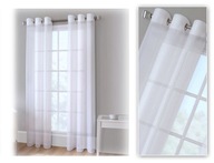 PRIPRAVENÁ ZÁCLONA, BIELY VOIL, 250X140, S priechodkami PRIPRAVENÁ ZÁCLONA, BIELY VOIL, 250X140, S priechodkami