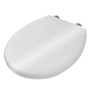 Sedadlo Calypso s mäkkým zatváraním, biele, duroplast Sedadlo Calypso s mäkkým zatváraním, biele, duroplast