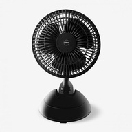 STOJACÍ VENTILÁTOR STOLOVÝ VENTILÁTOR S KLIPOM MINI ČIERNY 15W NASTAVITEĽNÝ