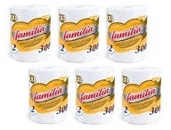 6ks FAMILIA PAPIEROVÁ UTERÁK 2-vrstvová 300 listov 6ks FAMILIA PAPIEROVÁ UTERÁK 2-vrstvová 300 listov