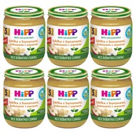 HiPP BIO Dezert Jablká banány kokos ovos 6x160g HiPP BIO Dezert Jablká banány kokos ovos 6x160g