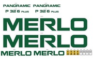 Sada nálepiek MERLO PANORAMIC P 32.6 PLUS