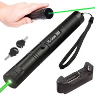 Zelený laserový indikátor AKU kľúč nabíjačky