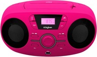 CD prehrávač FM rádio USB CD61RSUSB ružové