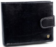 Klasická pánska kožená peňaženka s RFID zapínaním
