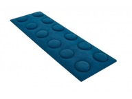 Čalúnené panely Modrý blok 2x6 25x75cm