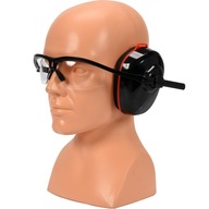 Mušľové slúchadlá YATO s okuliarmi na ochranu zdravia a bezpečnosti pri práci