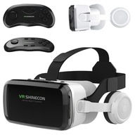 Shinecon G04BS 3D VR okuliare + slúchadlá + BT Pad