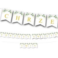 SVÄTÝ BANNER GARLANDY SVÄTÉHO KRSU + Meno prispôsobené SVÄTÝ BANNER GARLANDY SVÄTÉHO KRSU + Meno prispôsobené