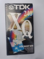 VHS videokazeta TDK XQ240 E-240XQEB VO FÓLII!